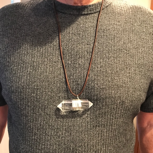 Large CHARGED Natural Quartz point wrapped in SP - Picture 5 of 8