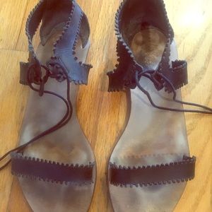 Loeffler Randall Black Rubber Sandals