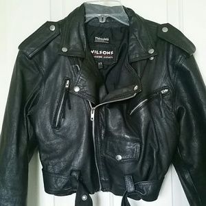 Wilsons Retro Thinsulate Biker Jacket
