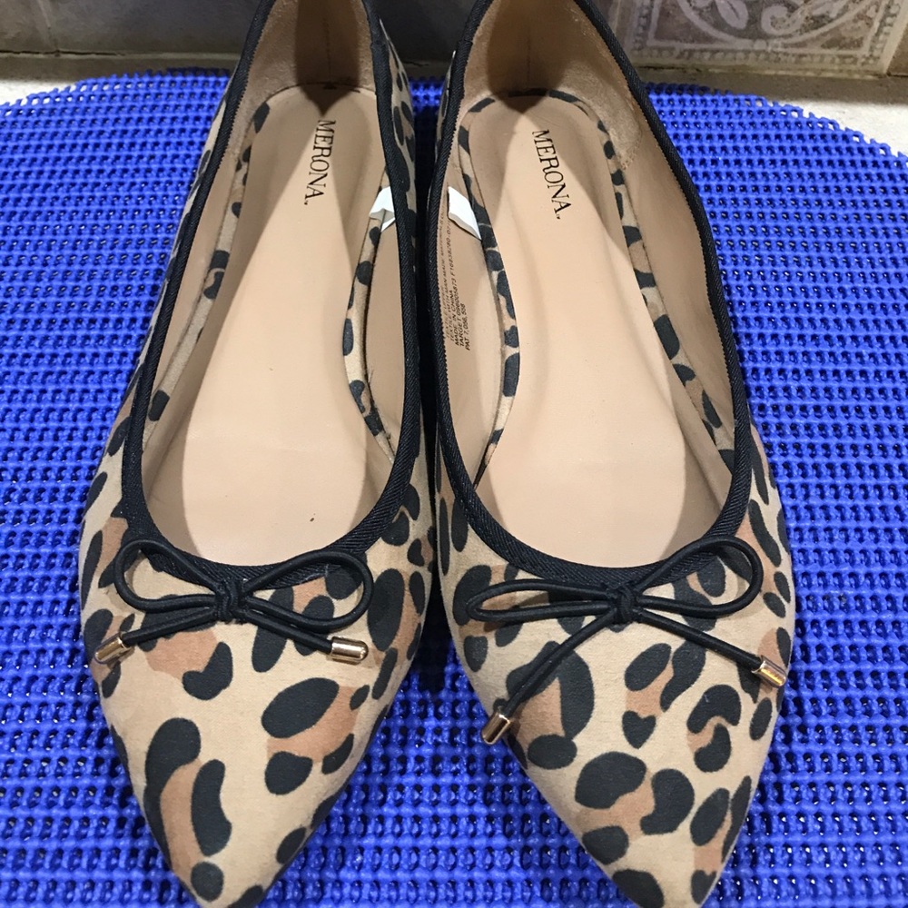 Leopard Print Flats