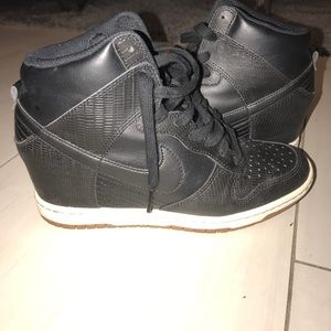 Nike sneaker wedges size 8.5!