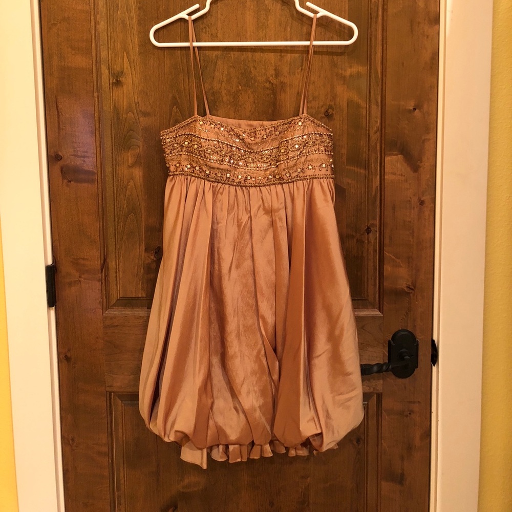 Mikael Aghal beaded silk dress