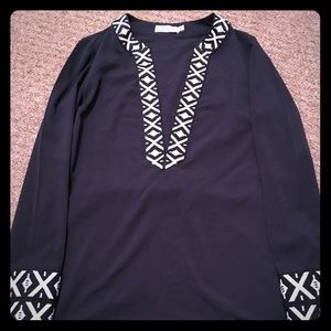 Classic navy Tory Tunic