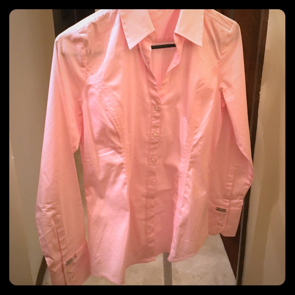 Light pink button down