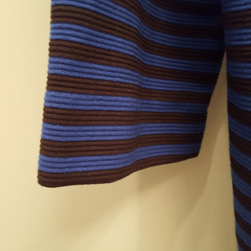 Madewell 3/4 Length Sleeve Striped Top - Picture 4 of 8