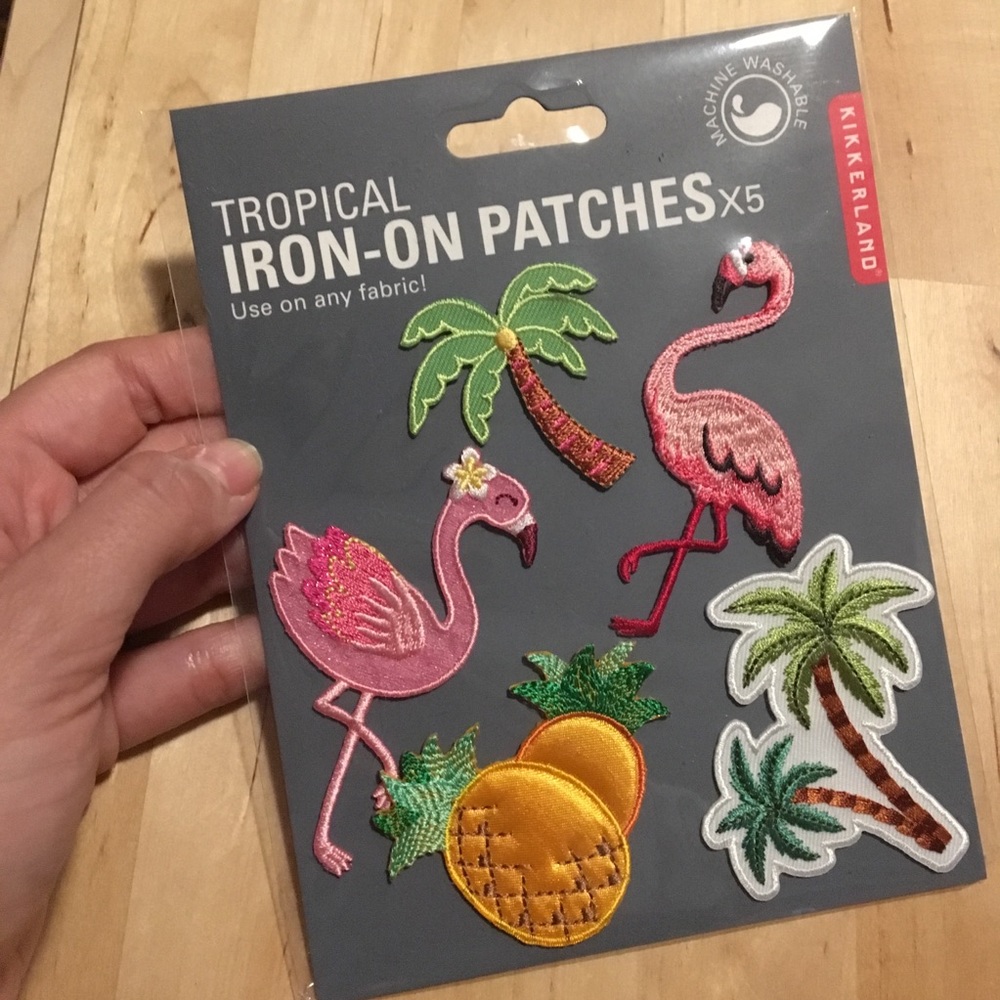 NWT - Kikkerland Iron-on patches