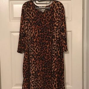 L & B Leopard Dress