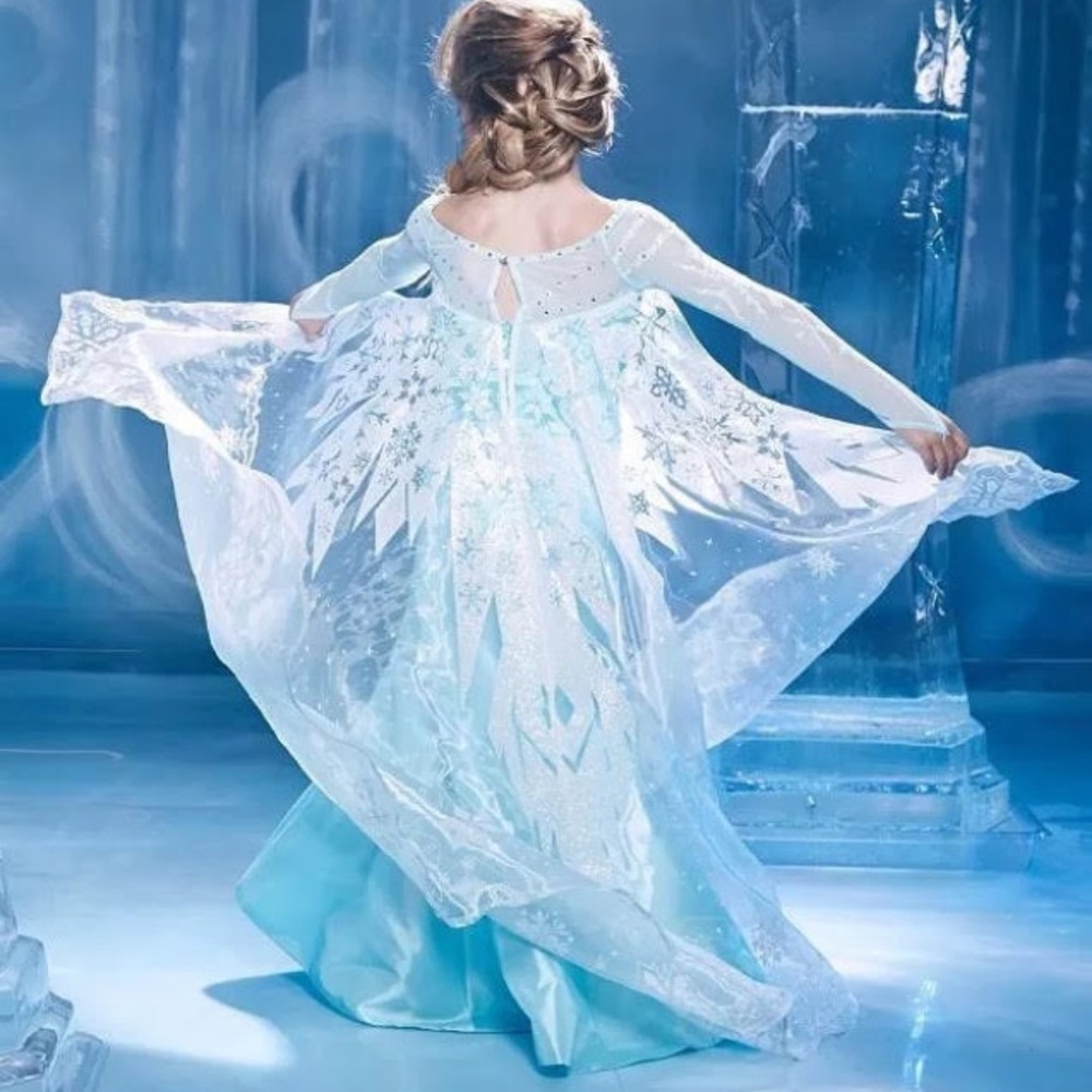 HP! NEW - Ultimate -Frozen- Blue Elsa costume - Picture 1 of 4