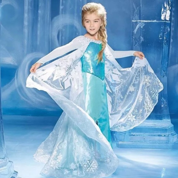 HP! NEW - Ultimate -Frozen- Blue Elsa costume - Picture 2 of 4