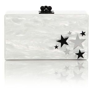 Edie Parker Jean Cluster Star Acrylic Clutch