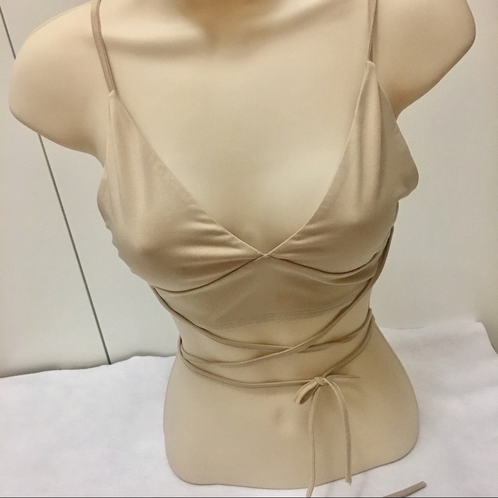 Tan crop top