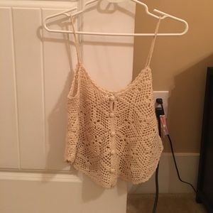 Crochet tank/camisole top