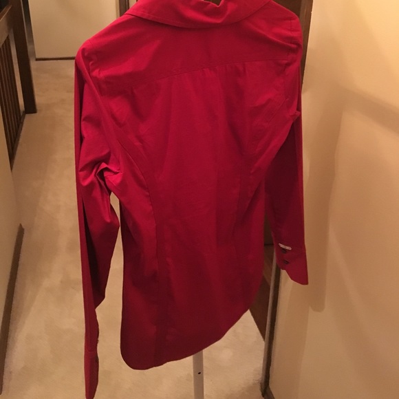 Red button down - Picture 2 of 2