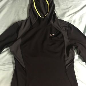 Nike hooded dri-fit top