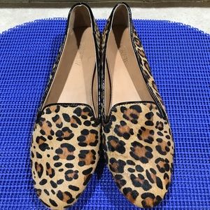 Leopard print calf hair loafers ❤️