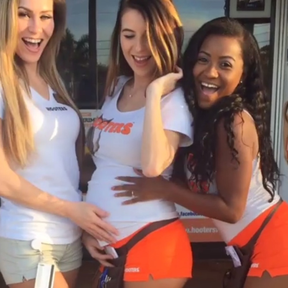 Hooters maternity shirt