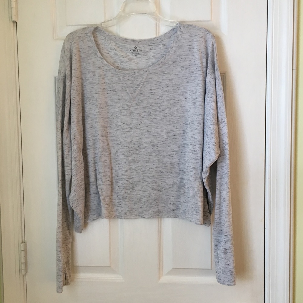 EUC Althleta Pullover - lightweight gray