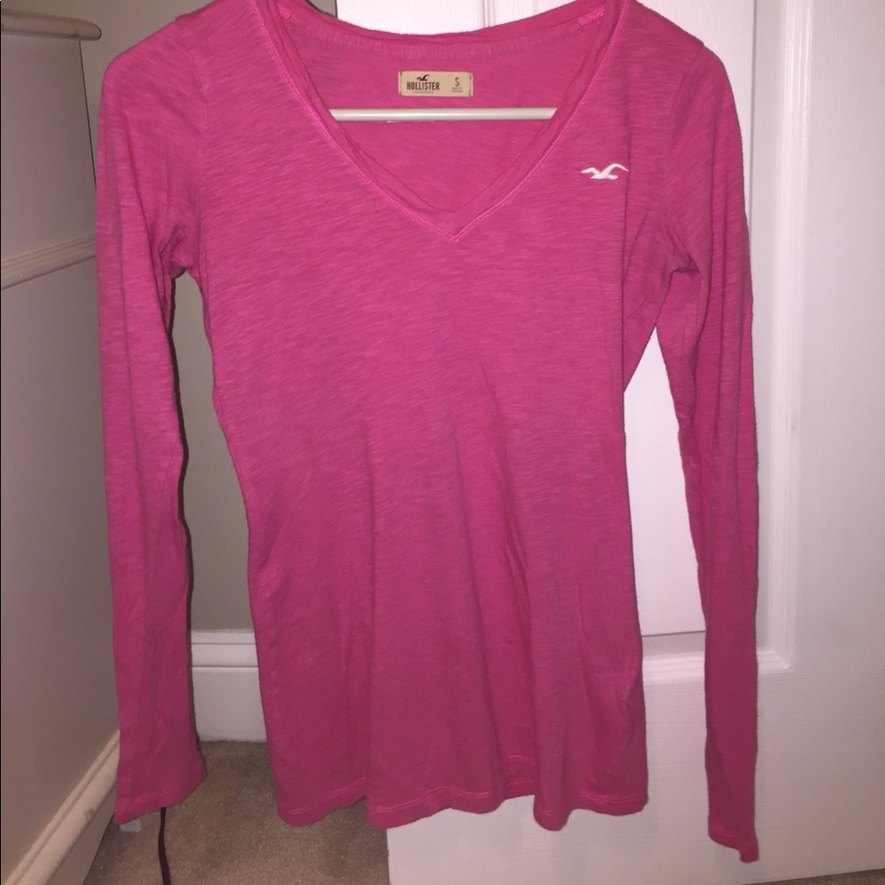 Hollister Pink Long Sleeve