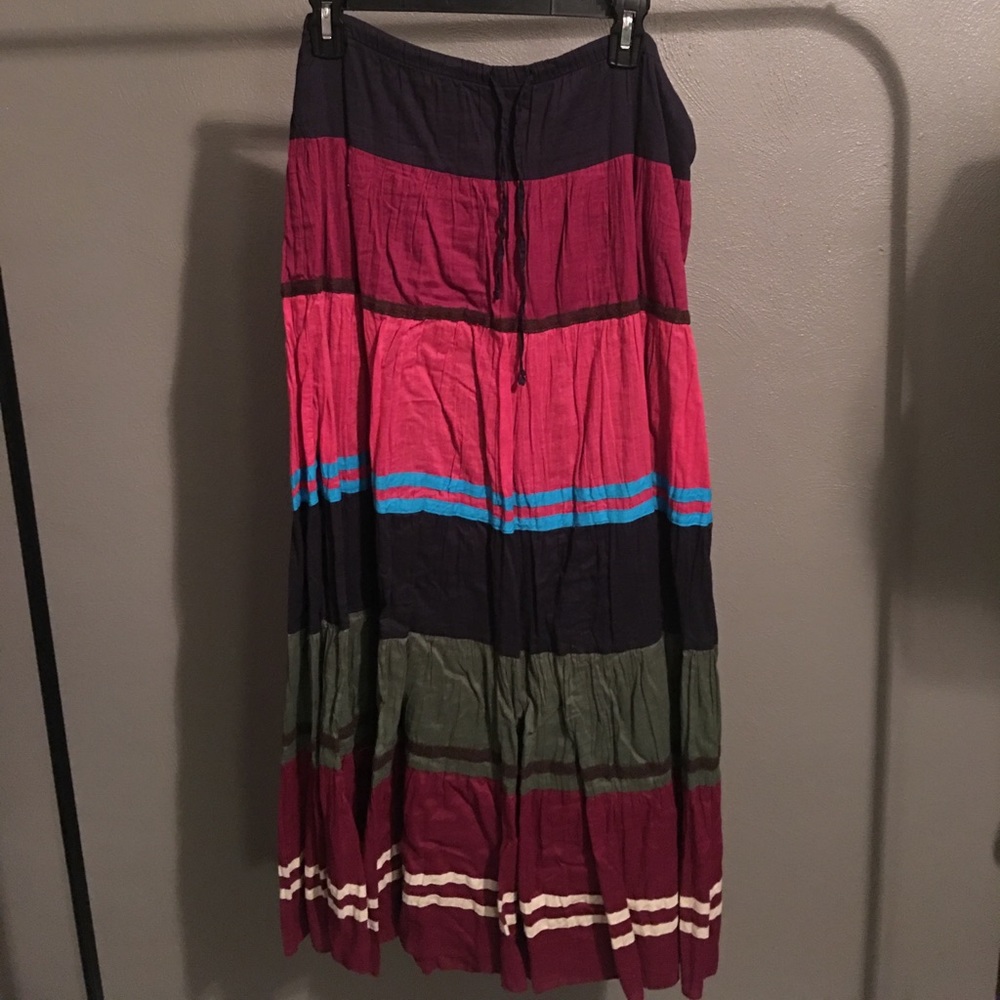 Boho long skirt