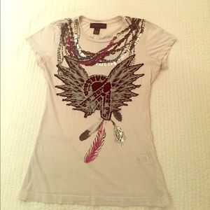 💯 % cotton Christian Audigier vintage shirt