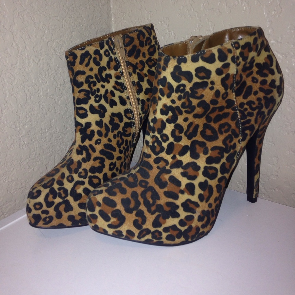Cheetah print heels