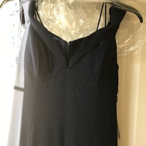 Navy Blue Evening Gown