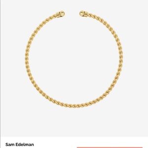 Sam Edelman twisted rope collar necklace