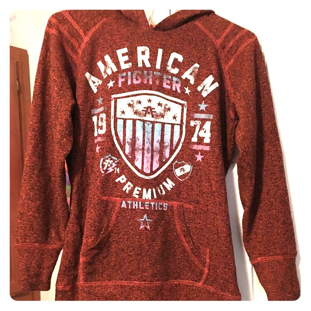 American fighter hoodie size medium from buckle
