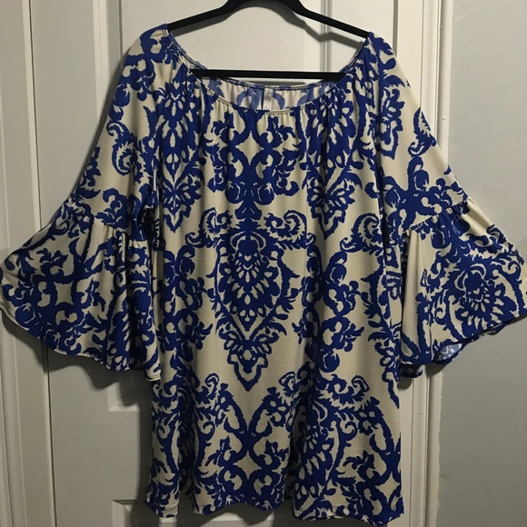 Tops - Damask print tunic