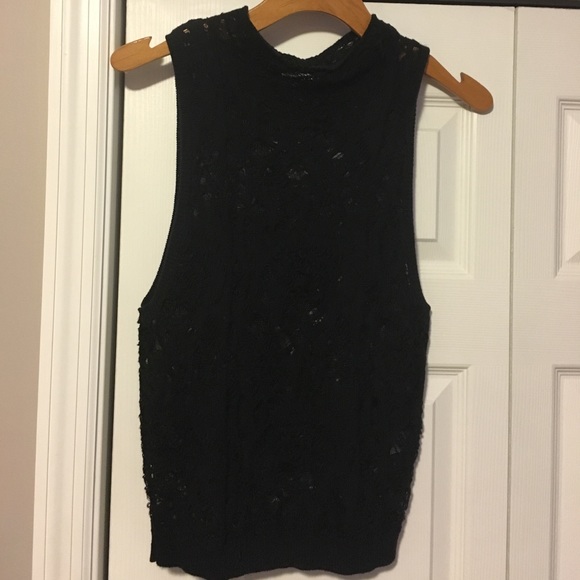 Tildon Sheer Sweater Tank - Picture 1 of 6