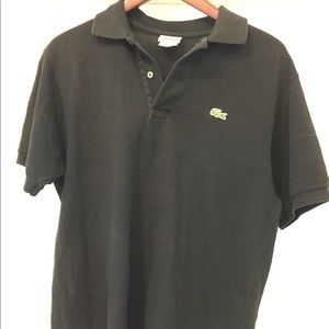 Lacoste black polo size L