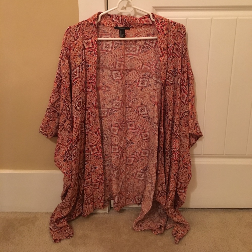 Patterned kimono