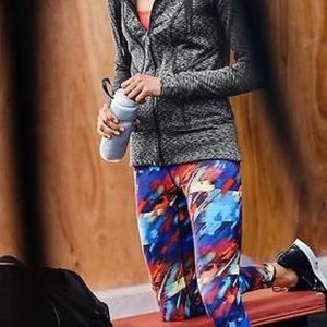 Athleta colorburst sonar tight-barely worn