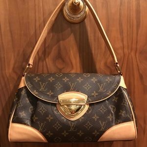 Authentic LOUIS VUITTON Monogram Beverly MM