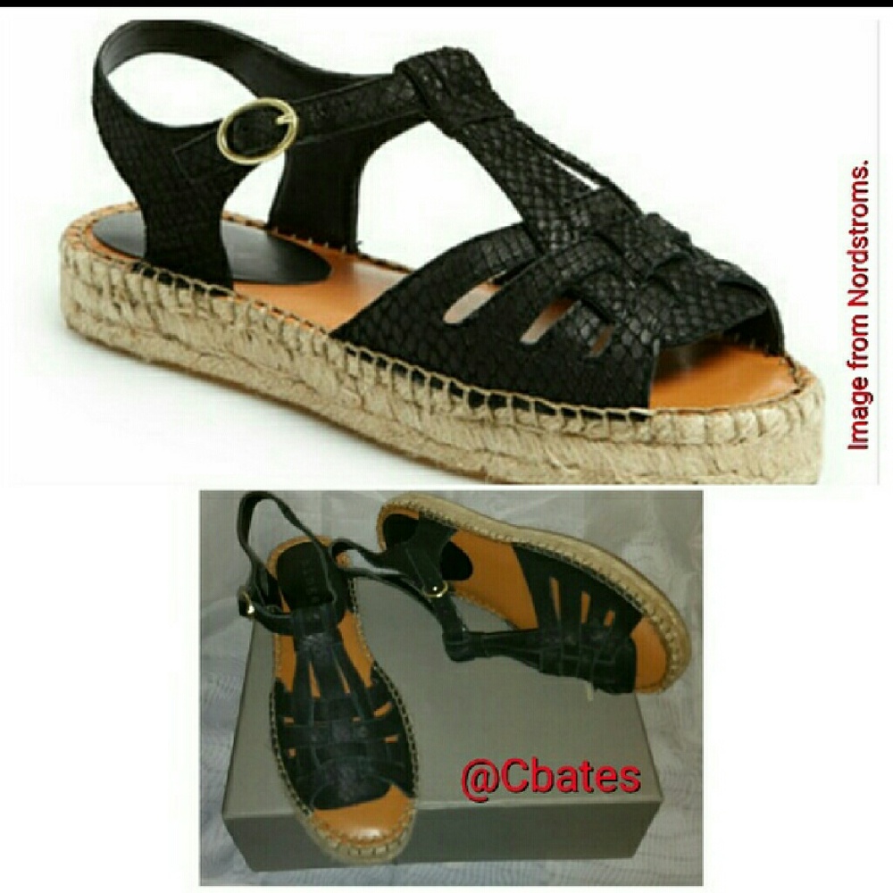 Hinge 'Aria' Espadrille Platform Woman's Sandal