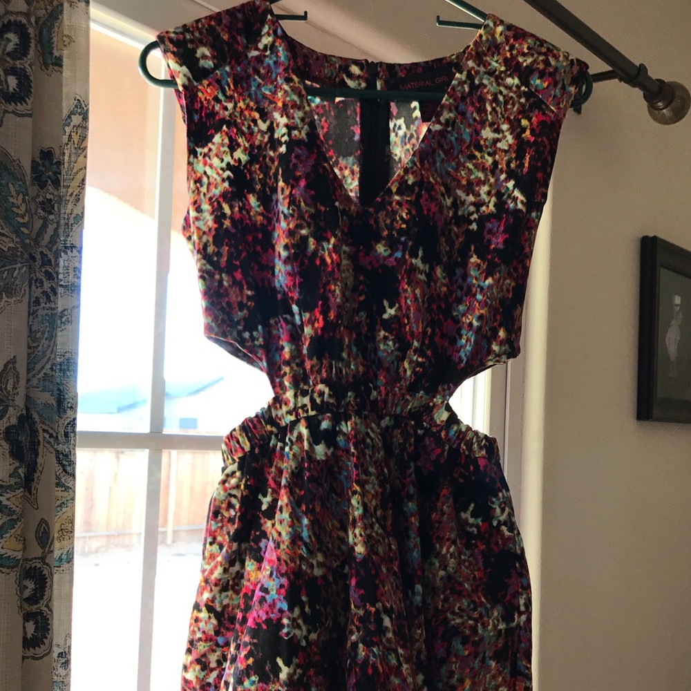 Material Girl Dress With Cut-Out Sides