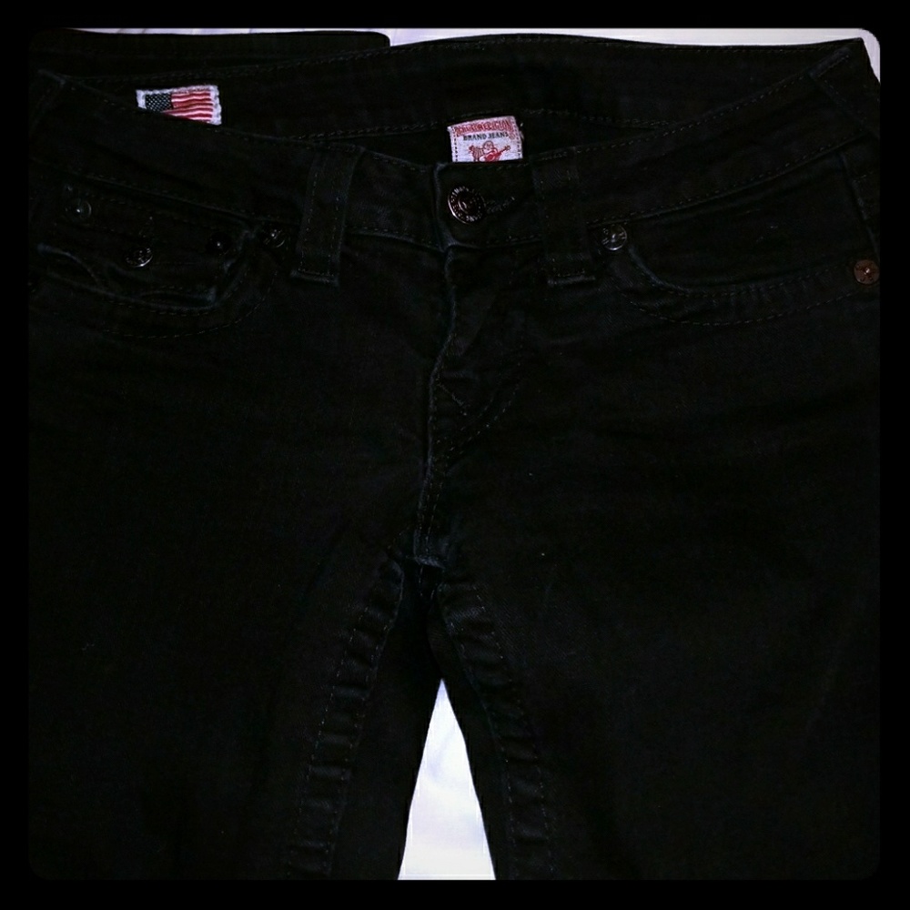 True Religion Black Jeans