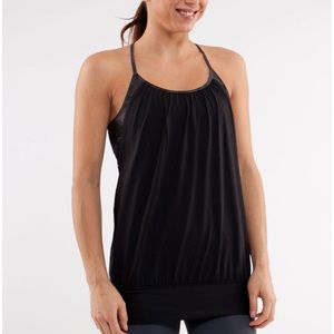 Lululemon “no limits” tank in black