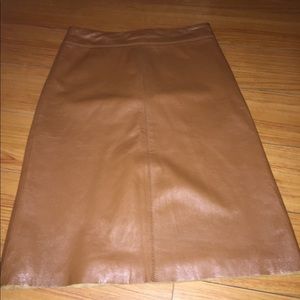Beautiful faux leather skirt