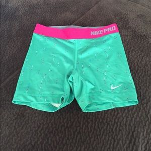 Nike girls compression shorts