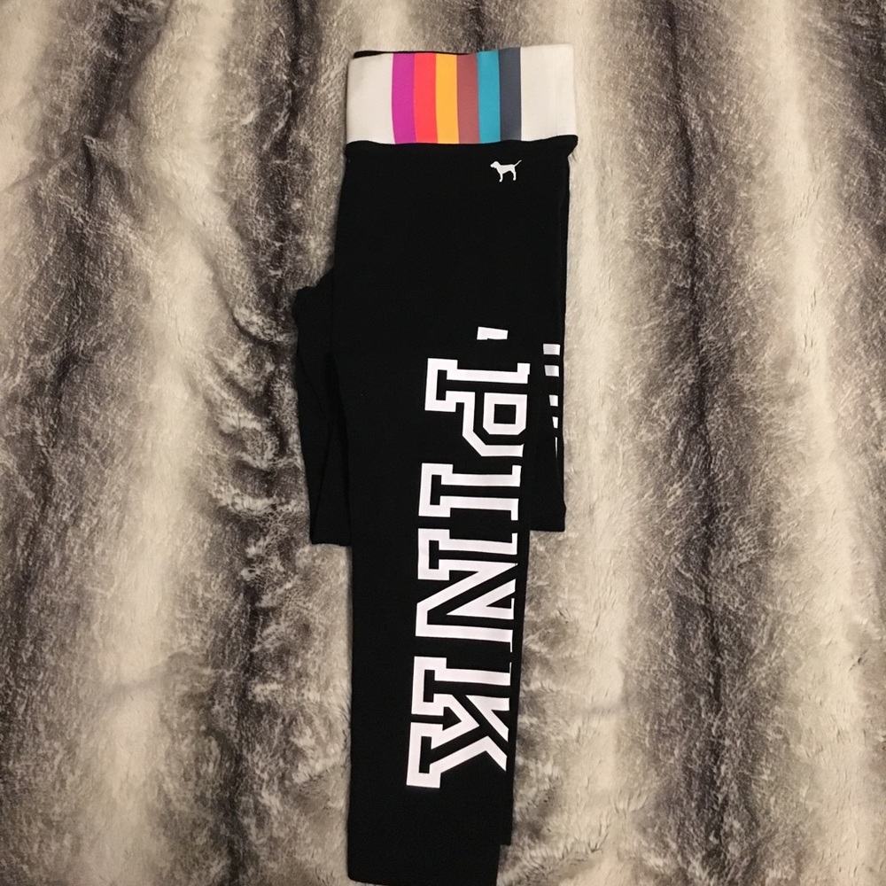 VICTORIAS SECRET PINK YOGA LEGGINGS