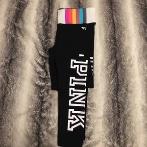 VICTORIAS SECRET PINK YOGA LEGGINGS