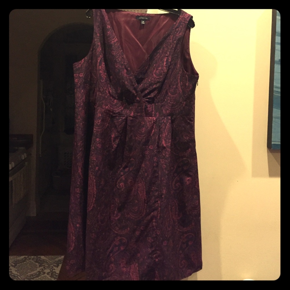 Lands End Size 18 Purple Dress