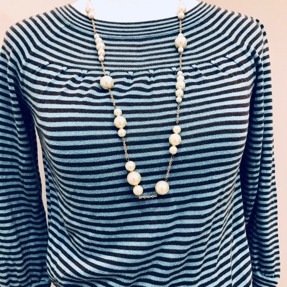 Banana Republic Sweaters - Banana Republic striped comfy blouse