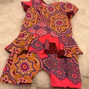 Dot dot smile romper