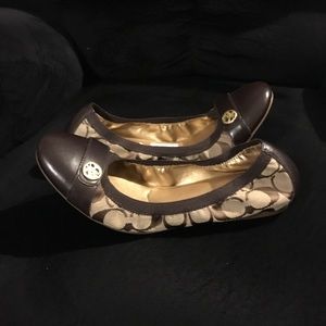 Authentic Coach Brown Flats