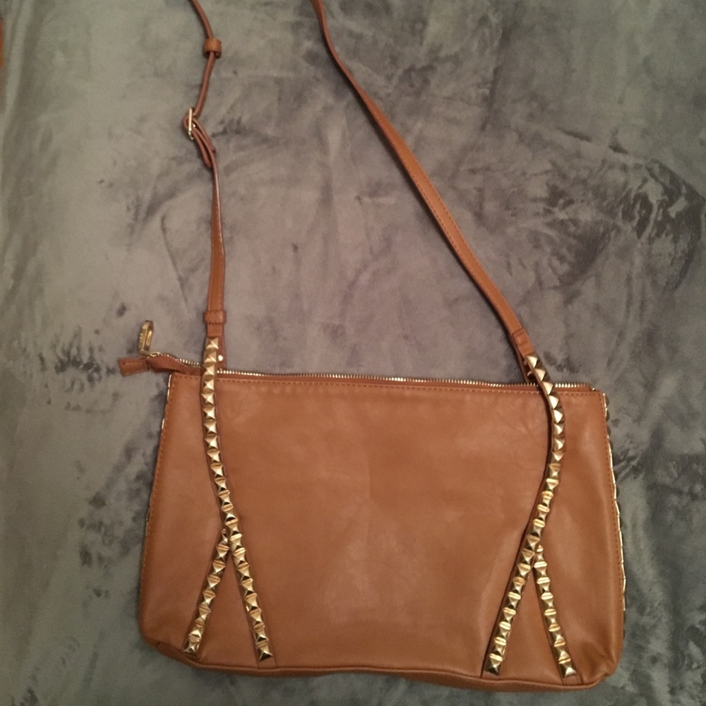 Zara Camel Crossbody Bag