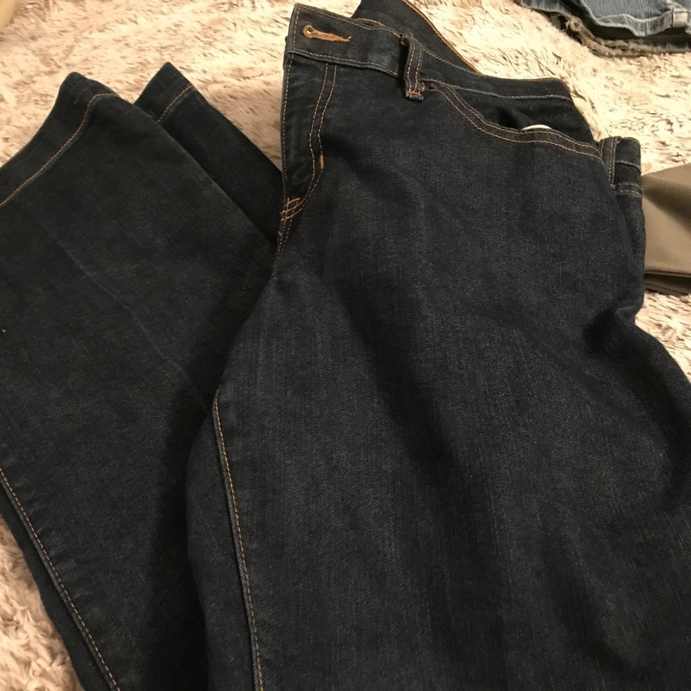 Gap Long and Lean Jeans 14/32L Dark Wash