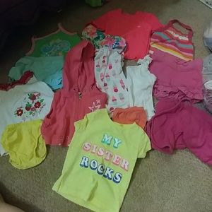 Girls 12mos lot with bathing suit