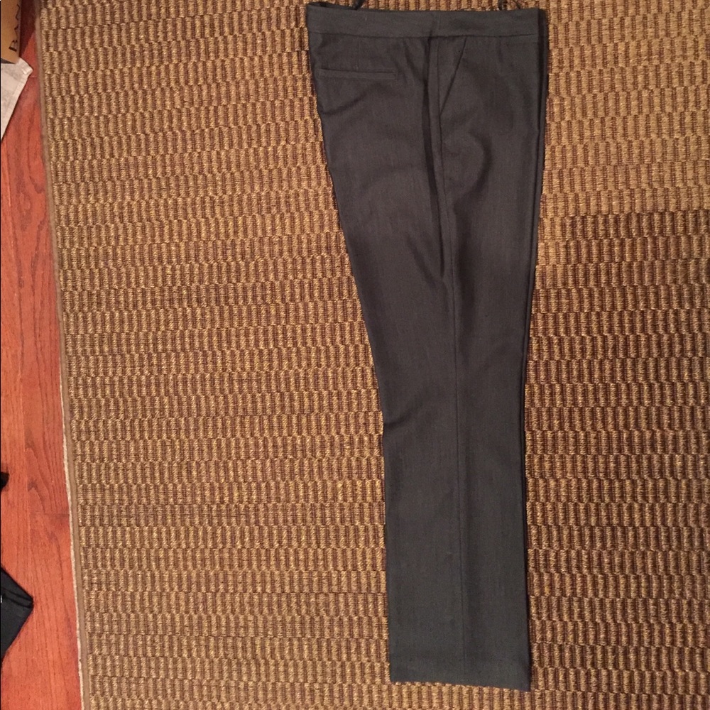 Dark grey trousers
